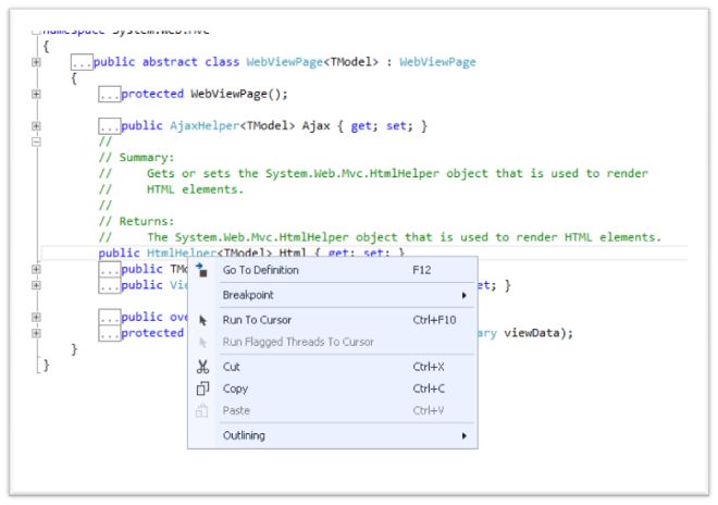 see html helper class
